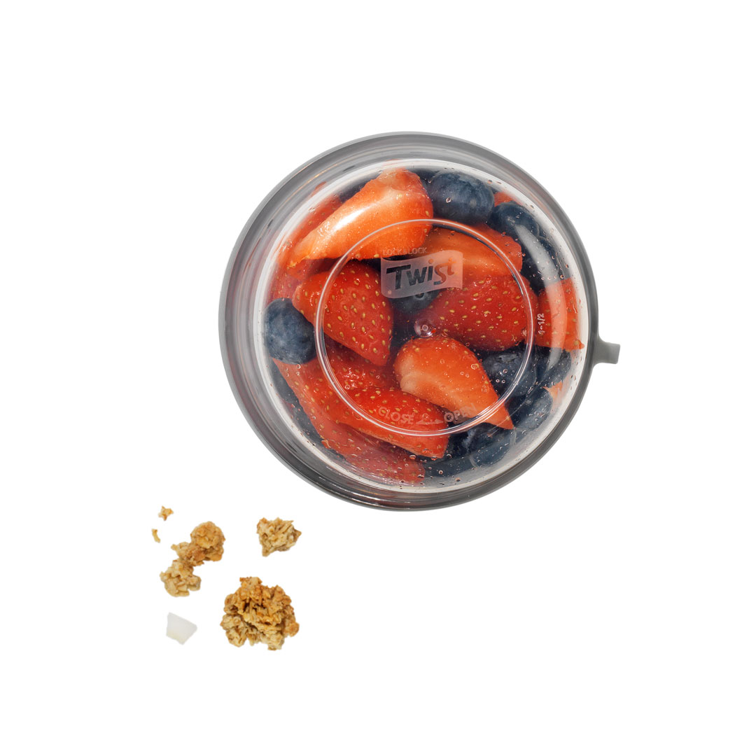 Yoghurt beker | Muesli beker to go (large) 760 ml + 310 ml - Afbeelding 4