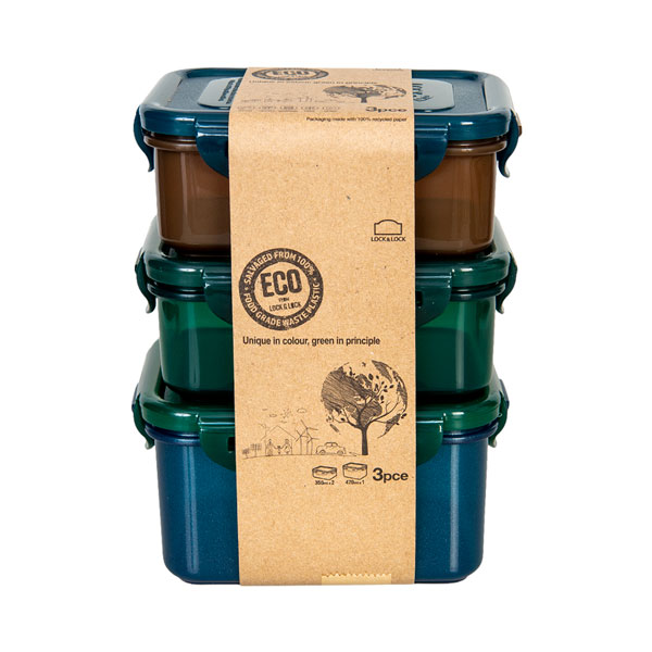 Eco vershouddoosjes set 3-delig