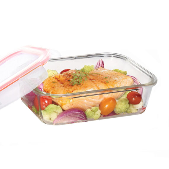 Glazen ovenschaal met deksel 1000 ml