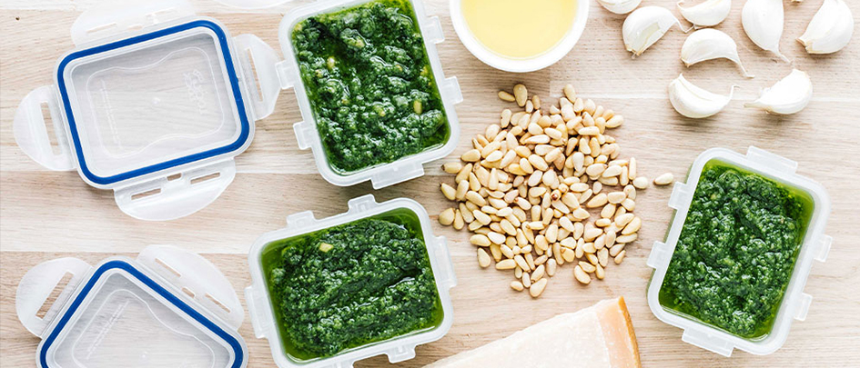 Meal prep recept pesto