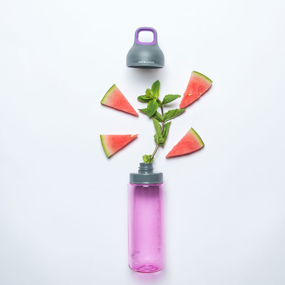 Waterfles roze
