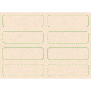 Stickervel ECO - 8 stickers