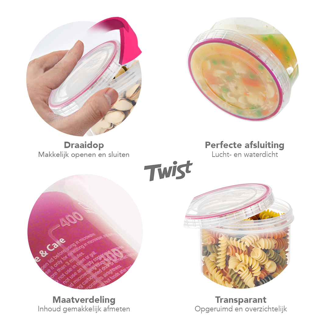 Twist vershouddozen 22-delig