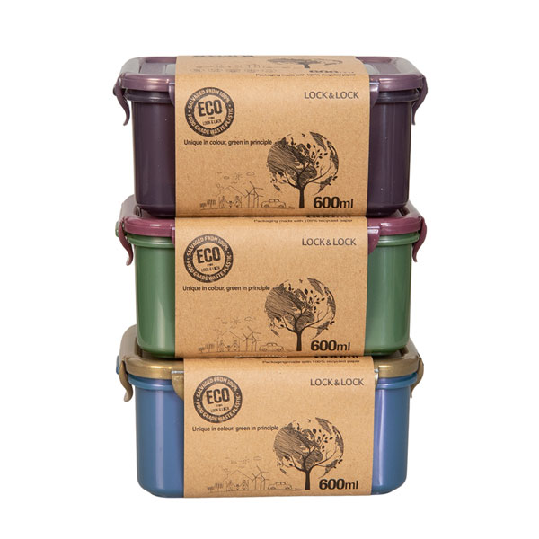ECO vershoudbakjes 600 ml