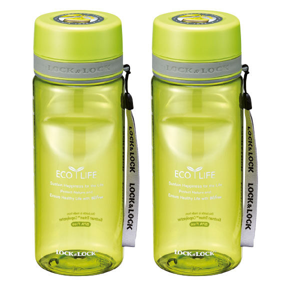 waterfles-ecolife-groen-tritan-600-ml-voordeelset