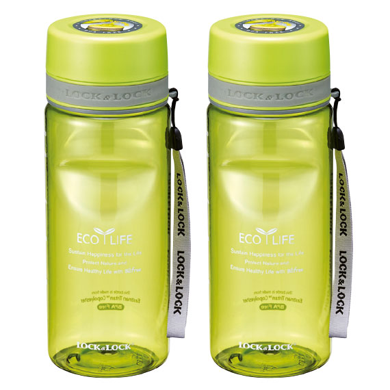 waterfles-ecolife-groen-tritan-600-ml-voordeelset
