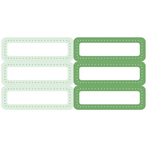 Stickervel Groen