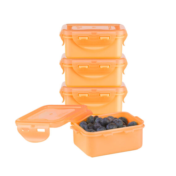 Set snackdoosjes oranje