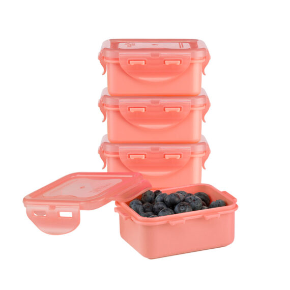 Set snackdoosjes roze