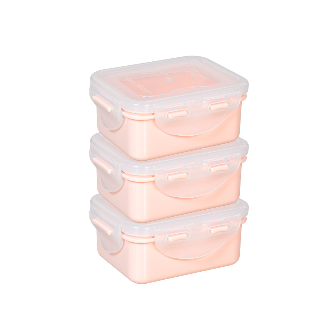 Set van 3 snackdoosjes 180 ml - Afbeelding 3