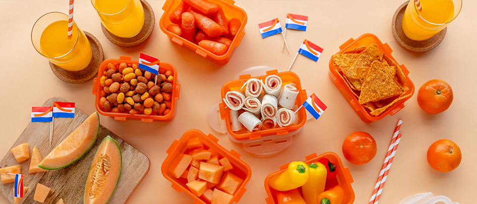 Oranje snacks inspiratie
