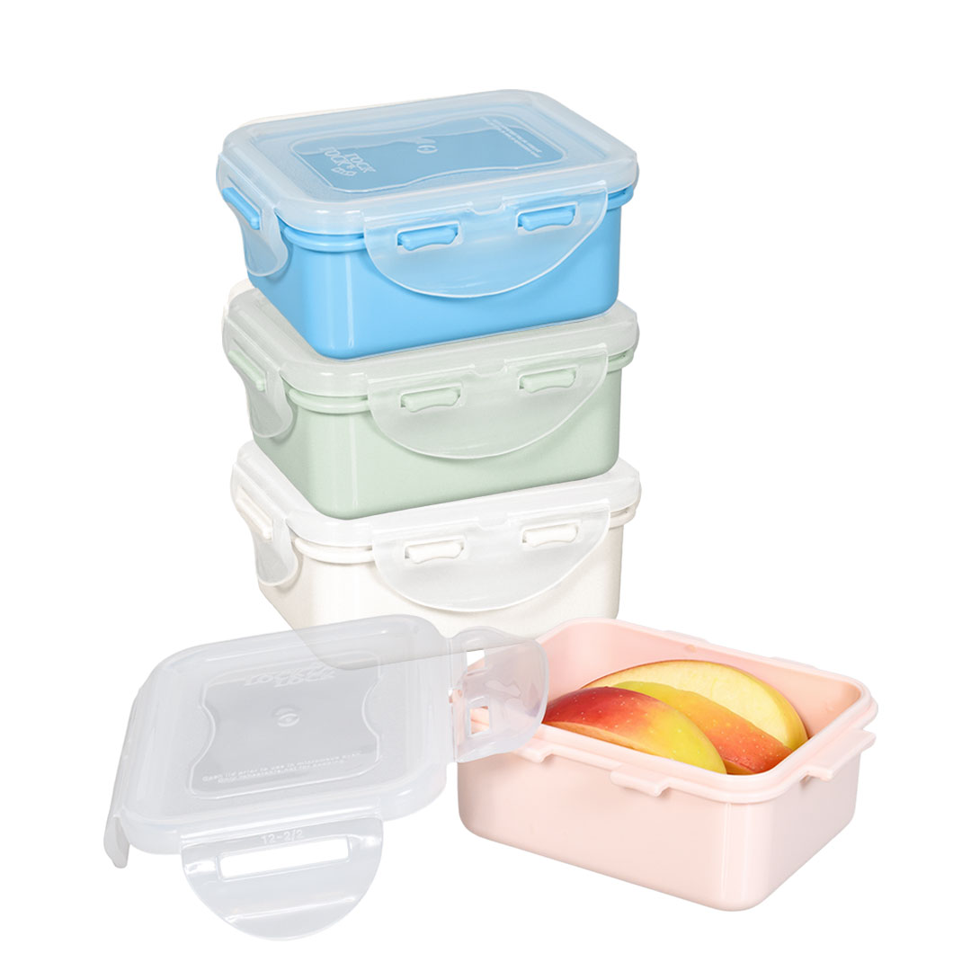 Set snackdoosjes multicolor