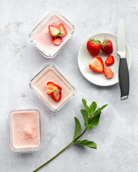 Aardbeienijs