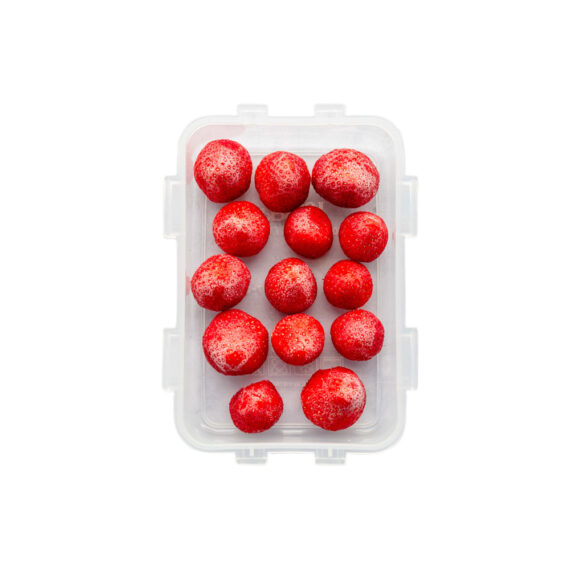 Aardbeien invriezen